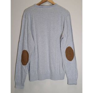 Hackett london mens large cotton cashmere sweater blue lightweight